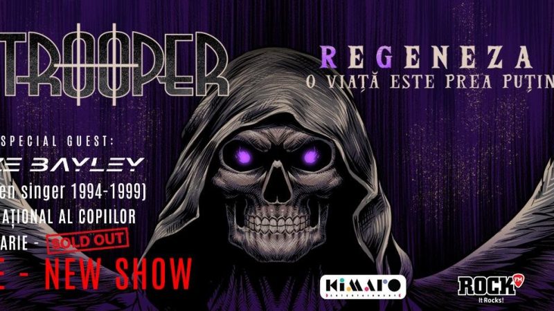 TROOPER –  se mută la Palatul Național al Copiilor