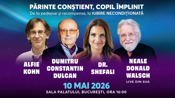 Dr. Shefali • Alfie Kohn • Neale Donald Walsch: „Părinte conștient, Copil împlinit”