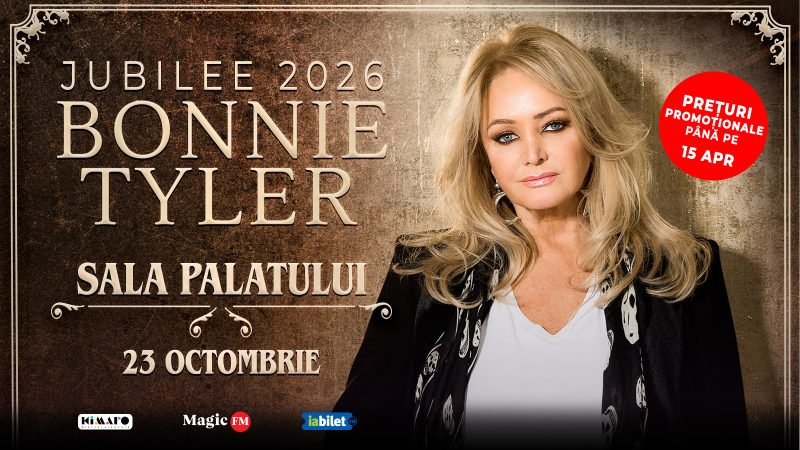 BONNIE TYLER – Concert Jubileu | 50 de ani de carieră
