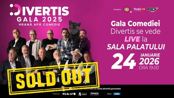 Divertis. Gala 2026 – Apă, Hrană, Comedie