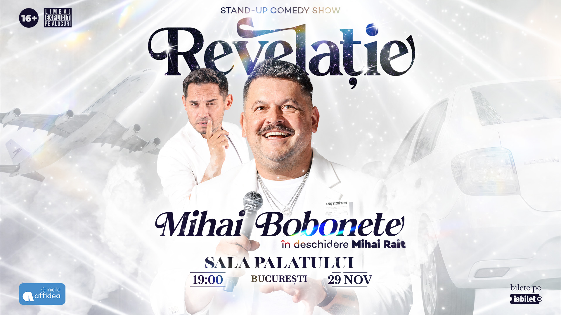 Stand up comedy cu Mihai Bobonete – Revelație — București
